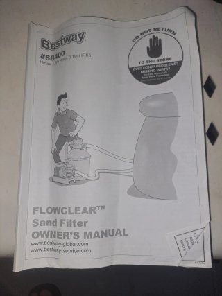 Filtro Bomba Piscina Bestway Vidrio