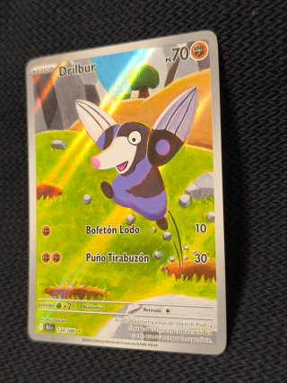 Drilbur Alternativo Full Art Carta Pokemon