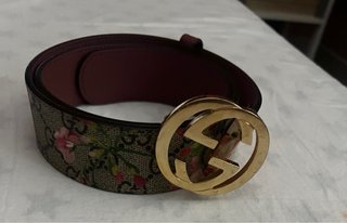 Cintura Gucci Bloom 80cm Oro Multicolor