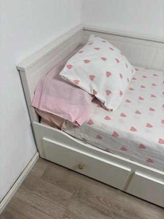 Cama nido Ikea Hemnes madera con colchones