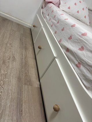 Cama nido Ikea Hemnes madera con colchones