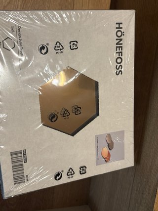 Espejos HÖNEFOSS IKEA Hexagonales Bronce