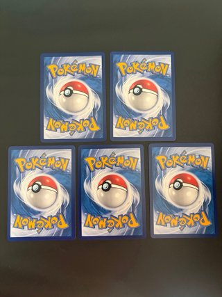 Lote 5 cartas Pokémon Tag Team GX
