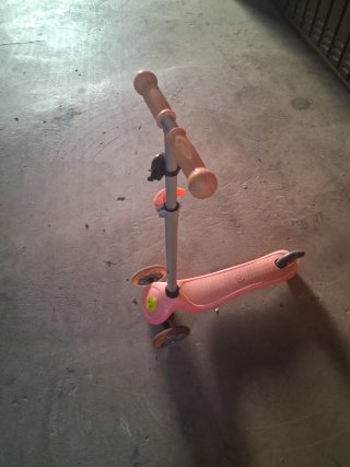 Patinete infantil 3 ruedas rosa