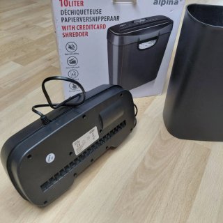 Destructora de papel Alpina 10L