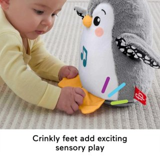 Pingüino Peluche Musical y Sonajero