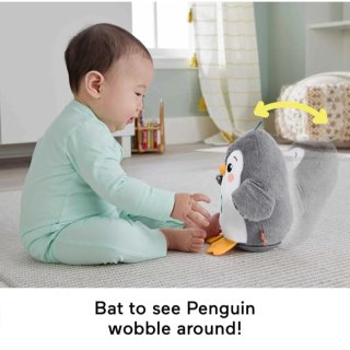 Pingüino Peluche Musical y Sonajero