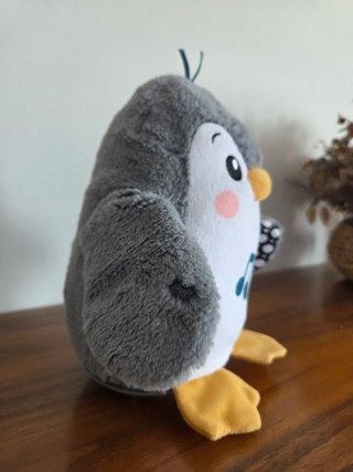 Pingüino Peluche Musical y Sonajero