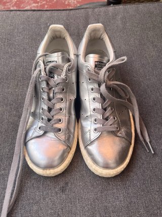 Zapatillas Adidas Stan Smith Plateadas