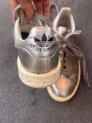 Zapatillas Adidas Stan Smith Plateadas