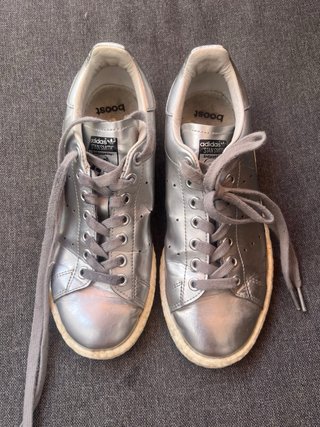 Zapatillas Adidas Stan Smith Plateadas