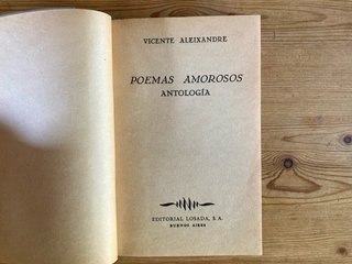 Poemas Amorosos - Vicente Aleixandre