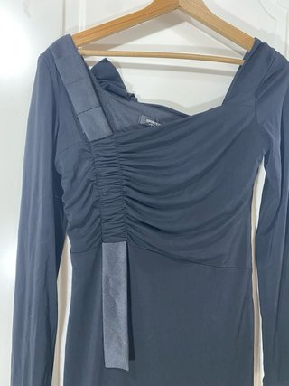 Vestito donna lungo elegante taglia M nero