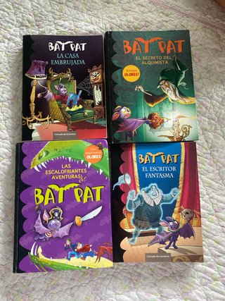 Pack 4 libros Bat Pat