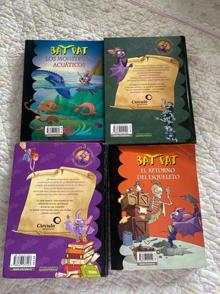 Pack 4 libros Bat Pat