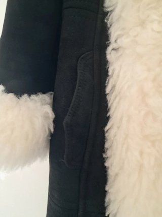 Casaco Vintage Chamois e Lã - Feito à Mão