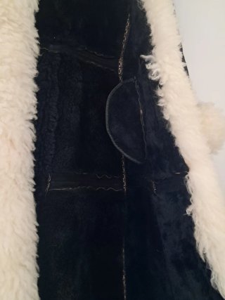 Casaco Vintage Chamois e Lã - Feito à Mão