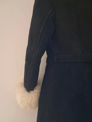 Casaco Vintage Chamois e Lã - Feito à Mão