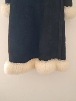 Casaco Vintage Chamois e Lã - Feito à Mão