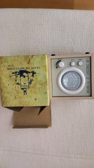Radio Vintage Ballantines Beige de madera