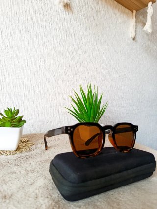 Gafas de sol carey vintage + estuche