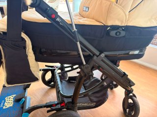 Carrito Bebé BEBECAR Ipop + Silla + Silla Coche