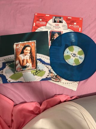 Vinilo Lola Indigo GRX firmado en perfecto estado