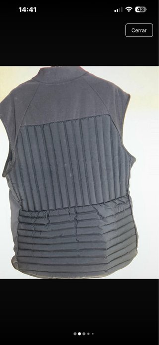 Chaleco plumífero Adidas gris Talla xl