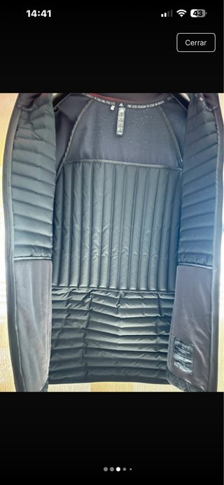Chaleco plumífero Adidas gris Talla xl