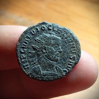 Moneda romana – Diocleciano – HERCVLI CONSERVAT