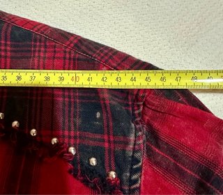 Camisa Desigual cuadros roja y negra