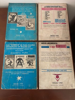 Lote Comics marvel ediciones vértice
