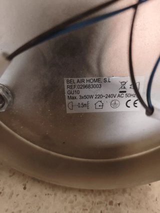 Lámpara de techo moderna 3 focos
