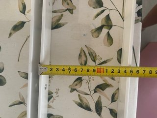 Soportes toalleros metal blanco
