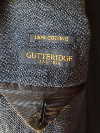 Giacca Gutteridge Jersey Cotone Blu