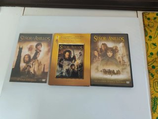 Pack 3 Películas El Señor de los Anillos DVD.