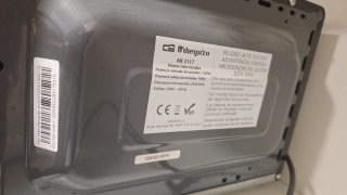 Microondas Orbegozo Negro