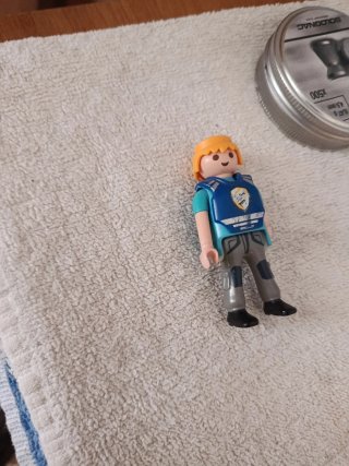 Playmobil Policía Chaleco Azul