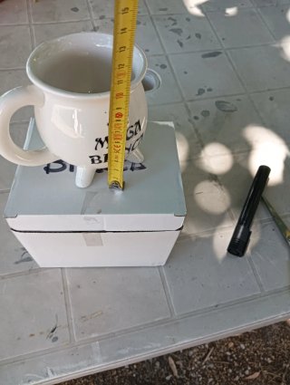 Tazza Maga Bianca con luna e stelle