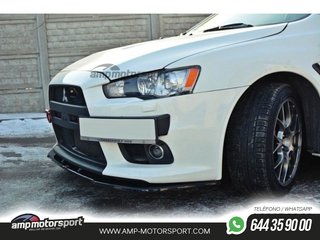 SPOILER / LIP DELANTERO V1 PARA MITSUBISHI LANCER EVOLUTION X 2007-2015