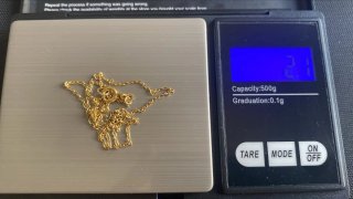 Cadena Oro 18k 40cm