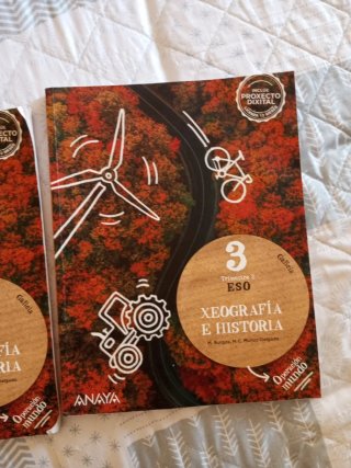 Libros de tercero de la eso de historia  geografía