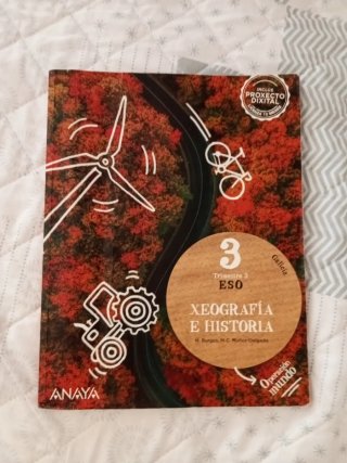 Libros de tercero de la eso de historia  geografía