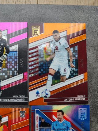 Lotto carte Elite Donruss numerate