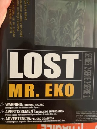 Figura Lost Mr. Eko McFarlane Toys sin abrir