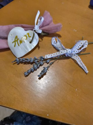 Saquitos de lavanda personalizados