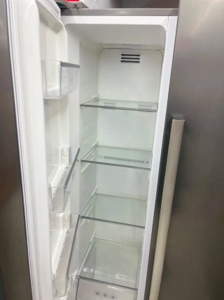 Nevera Americana combi BeKo gris 6 mess garantía