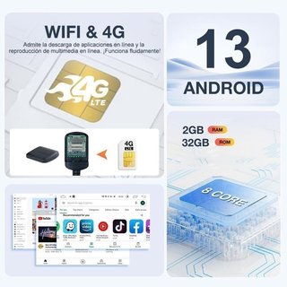 Radio Coche Android 2/32 Pantalla 10.6 NUEVA