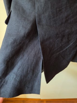 Giacca Celio Club blu in lino