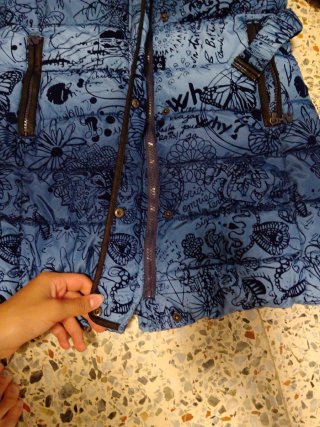 Chaqueta Desigual acolchada azul